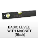 BASIC LEVEL WITH MAGNET (Black)
