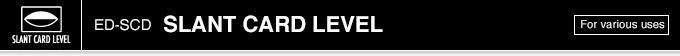 ED-SCD SLANT CARD LEVEL